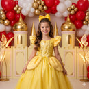 Fantasia/ Vestido Mini Miss Longo A Bela E A Fera - Diversão e Encanto para Brincar | Bebeloo Kids