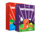 Cartoon Kids 2 em 1 - Pinte e Cola!
