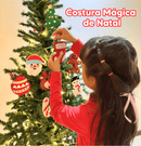 Costura Mágica de Natal - Kit de Costura Montessori