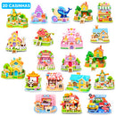 Mini Casinha de Montar - Quebra-Cabeça 3D