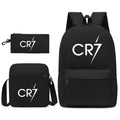 Mochila + Estojo + Lancheira Cristiano Ronaldo