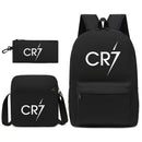 Mochila + Estojo + Lancheira Cristiano Ronaldo