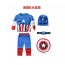 Fantasia Infantil Super-Herói Musculoso Premium + Máscara de Brinde - Traje de Heróis para Carnaval, Halloween e Festa Temática