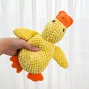 Brinquedo Pelúcia Pato Companheiro Emocional para Pets – Lupzy™ | Conforto, Aconchego e Segurança