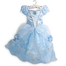 Fantasia Infantil Princesa dos Contos de Fadas 2026 + Máscara de Brinde - Vestido Encantado para Carnaval e Festa de Aniversário