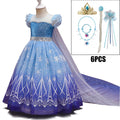 Fantasia Infantil Princesa de Luxo com Paetês Premium - Vestido Glamouroso para Aniversário, Carnaval e Halloween
