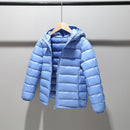 Jaqueta Infantil Puffer com Capuz Unissex