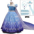 Fantasia Infantil Princesa de Luxo com Paetês Premium - Vestido Glamouroso para Aniversário, Carnaval e Halloween