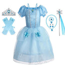 Fantasia Infantil Princesa do Baile Real Premium - Vestido Encantado de Luxo para Carnaval, Halloween e Aniversário