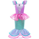 Fantasia Infantil Princesa Multi-Reinos Premium (3 a 10 Anos) + Máscara de Brinde - Vestido de Luxo para Festa e Carnaval