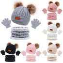 Gorro, Cachecol e Luva Infantil - Trio Proteção -  1 a 3 Anos!