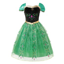 Fantasia Infantil Princesa dos Contos de Fadas 2026 + Máscara de Brinde - Vestido Encantado para Carnaval e Festa de Aniversário