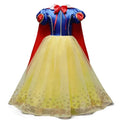 Fantasia Infantil Princesa do Reino de Gelo Premium + Máscara de Brinde - Vestido de Luxo para Festa, Carnaval e Aniversário