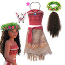 Fantasia Moana Infantil Completa com Acessórios