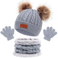 Gorro, Cachecol e Luva Infantil - Trio Proteção -  1 a 3 Anos!