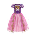Fantasia Infantil Princesa do Reino de Gelo Premium + Máscara de Brinde - Vestido de Luxo para Festa, Carnaval e Aniversário