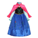 Fantasia Infantil Princesa dos Contos de Fadas 2026 + Máscara de Brinde - Vestido Encantado para Carnaval e Festa de Aniversário