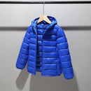 Jaqueta Infantil Puffer com Capuz Unissex