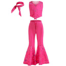 Fantasia Infantil Princesa do Reino de Gelo Premium + Máscara de Brinde - Vestido de Luxo para Festa, Carnaval e Aniversário