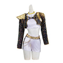 Fantasia Infantil Estrela Pop Premium + Máscara de Brinde - Traje Fantasia para Carnaval, Halloween e Festa à Fantasia