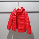 Jaqueta Infantil Puffer com Capuz Unissex