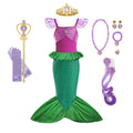Fantasia Infantil Princesa do Reino de Gelo Premium + Máscara de Brinde - Vestido de Luxo para Festa, Carnaval e Aniversário