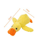 Brinquedo Pelúcia Pato Companheiro Emocional para Pets – Lupzy™ | Conforto, Aconchego e Segurança