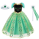 Fantasia Infantil Princesa do Baile Real Premium - Vestido Encantado de Luxo para Carnaval, Halloween e Aniversário