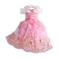 Fantasia Infantil Princesa Multi-Reinos Premium (3 a 10 Anos) + Máscara de Brinde - Vestido de Luxo para Festa e Carnaval