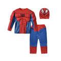 Fantasia Infantil Super-Herói Musculoso Premium + Máscara de Brinde - Traje de Heróis para Carnaval, Halloween e Festa Temática