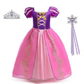 Fantasia Infantil Princesa do Baile Real Premium - Vestido Encantado de Luxo para Carnaval, Halloween e Aniversário
