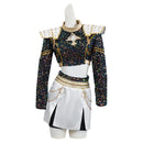Fantasia Infantil Estrela Pop Premium + Máscara de Brinde - Traje Fantasia para Carnaval, Halloween e Festa à Fantasia