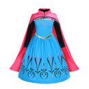 Fantasia Infantil Princesa dos Contos de Fadas 2026 + Máscara de Brinde - Vestido Encantado para Carnaval e Festa de Aniversário