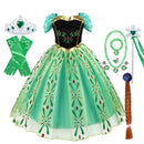 Fantasia Infantil Princesa do Baile Real Premium - Vestido Encantado de Luxo para Carnaval, Halloween e Aniversário