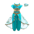Fantasia Infantil Princesa do Reino de Gelo Premium + Máscara de Brinde - Vestido de Luxo para Festa, Carnaval e Aniversário