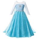 Fantasia Infantil Princesa dos Contos de Fadas 2026 + Máscara de Brinde - Vestido Encantado para Carnaval e Festa de Aniversário