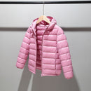 Jaqueta Infantil Puffer com Capuz Unissex
