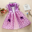Fantasia Infantil Princesa Multi-Reinos Premium (3 a 10 Anos) + Máscara de Brinde - Vestido de Luxo para Festa e Carnaval