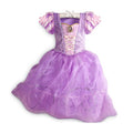 Fantasia Infantil Princesa Multi-Reinos Premium (3 a 10 Anos) + Máscara de Brinde - Vestido de Luxo para Festa e Carnaval