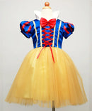 Fantasia Infantil Princesa Clássica com Capa Premium - Vestido de Conto de Fadas para Aniversário, Carnaval e Halloween