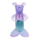 Fantasia Infantil Princesa Multi-Reinos Premium (3 a 10 Anos) + Máscara de Brinde - Vestido de Luxo para Festa e Carnaval