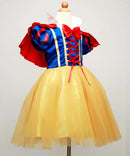 Fantasia Infantil Princesa Clássica com Capa Premium - Vestido de Conto de Fadas para Aniversário, Carnaval e Halloween