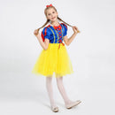 Fantasia Infantil Princesa Clássica com Capa Premium - Vestido de Conto de Fadas para Aniversário, Carnaval e Halloween