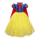 Fantasia Infantil Princesa dos Contos de Fadas 2026 + Máscara de Brinde - Vestido Encantado para Carnaval e Festa de Aniversário