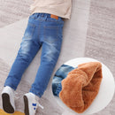 Calça Infantil Masculina Jeans Peluciada