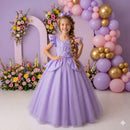 Fantasia/ Vestido Mini Miss Longo Rapunzel - Diversão e Encanto para Brincar | Bebeloo Kids