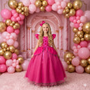 Fantasia/ Vestido Mini Miss Longo A Bela Adormecida - Aurora Pink - Diversão e Encanto para Brincar | Bebeloo Kids