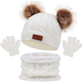 Kit Infantil Touca + Luva + Cachecol Charmoso