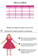 Vestido Bella Child Catarina Juvenil Off Flores Lilas - Leveza e Elegância para Meninas | Bebeloo Kids