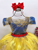 Vestido Enjoy Juvenil Tematico A Branca De Neve - Diversão e Encanto para Brincar | Bebeloo Kids